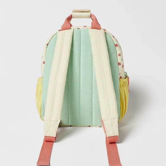 New Cotton fluff Colorful Dopamine Strawberry Kids Backpack