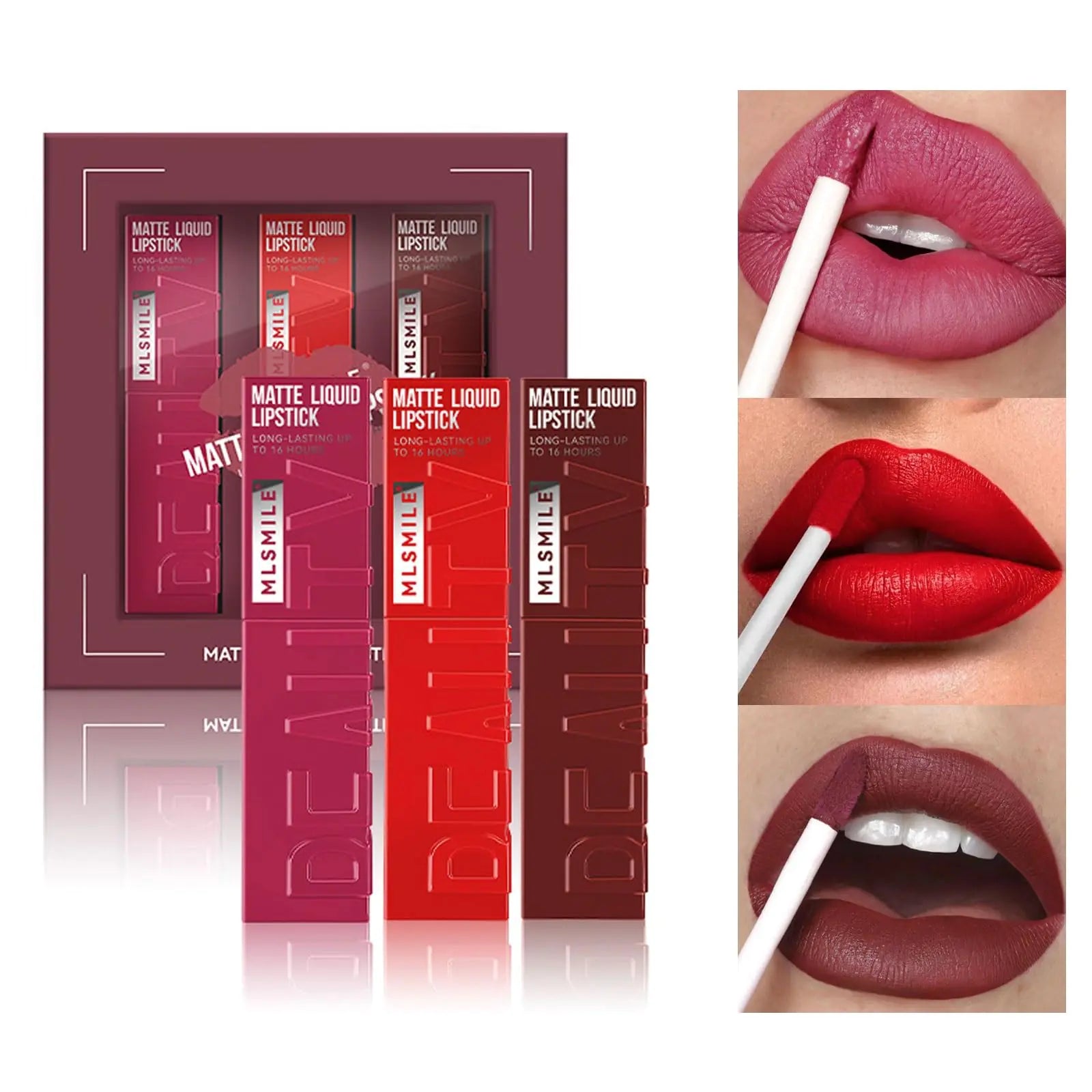 Velvet Luxe 3-Piece Liquid Matt Lipstick Set