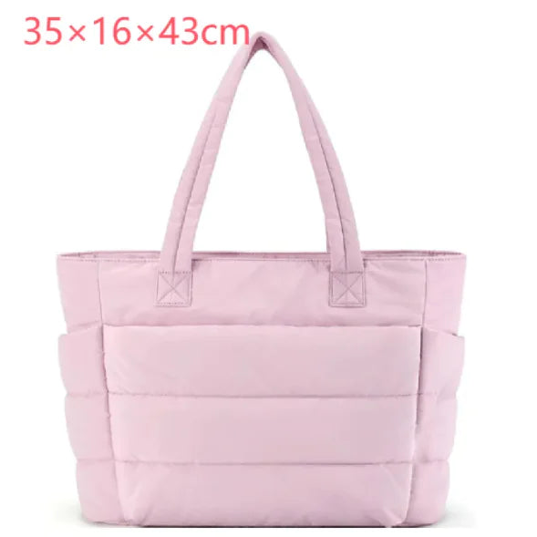Lightweight Puffy Travel Tote Bag, Handbag case for laptop, tab, ipad