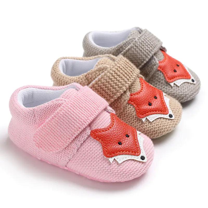 Soft Sole Cartoon Baby Shoes for 0-1 Year Olds