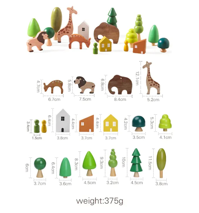 Children's Early Education Wooden Cognitive Toys