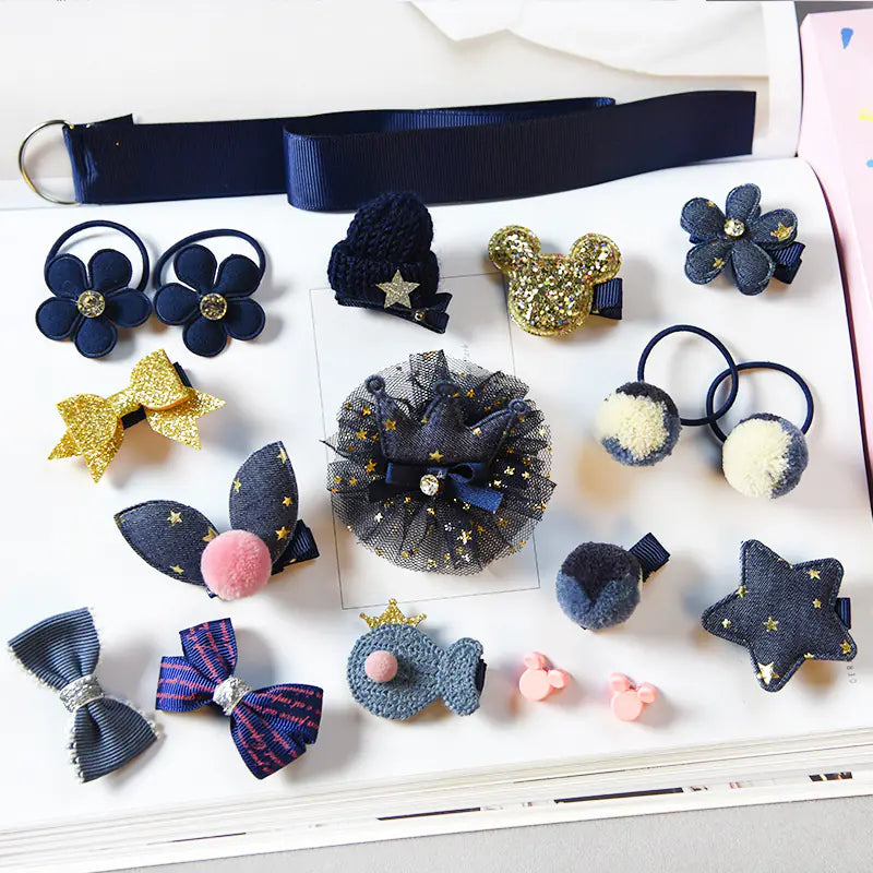 Girls' Hair Accessories and Gift, clips, ties, hairband