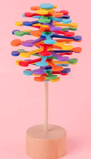 Rotating Wooden Mosaic