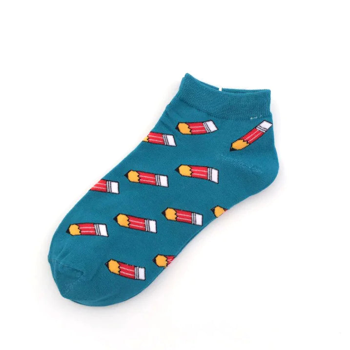 Fruit Socks, Ankle Socks, Boat Socks