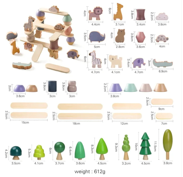 Children's Early Education Wooden Cognitive Toys