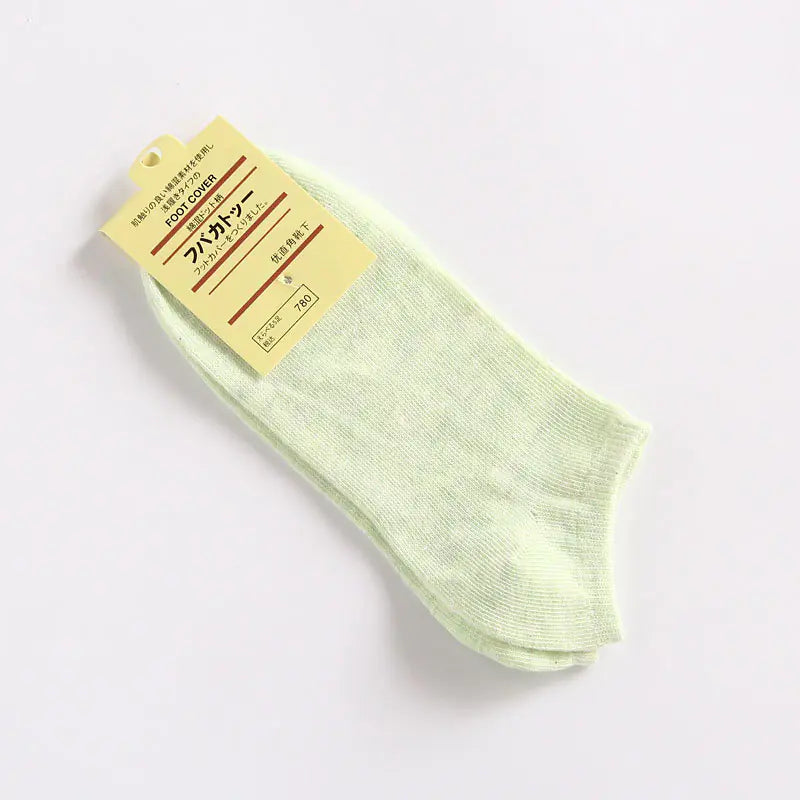 Popular Women's Invisible Boat Socks - Cotton Short Socks
