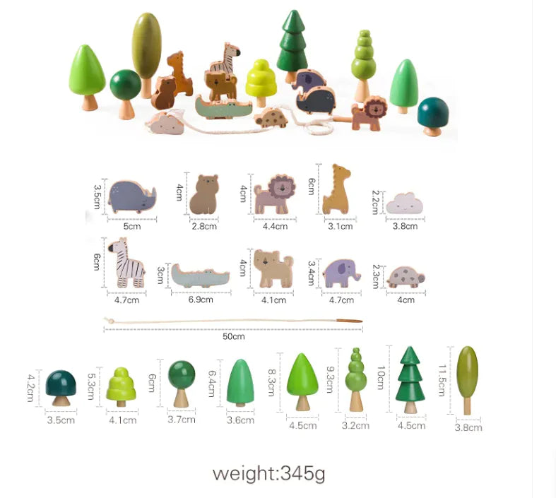 Children's Early Education Wooden Cognitive Toys