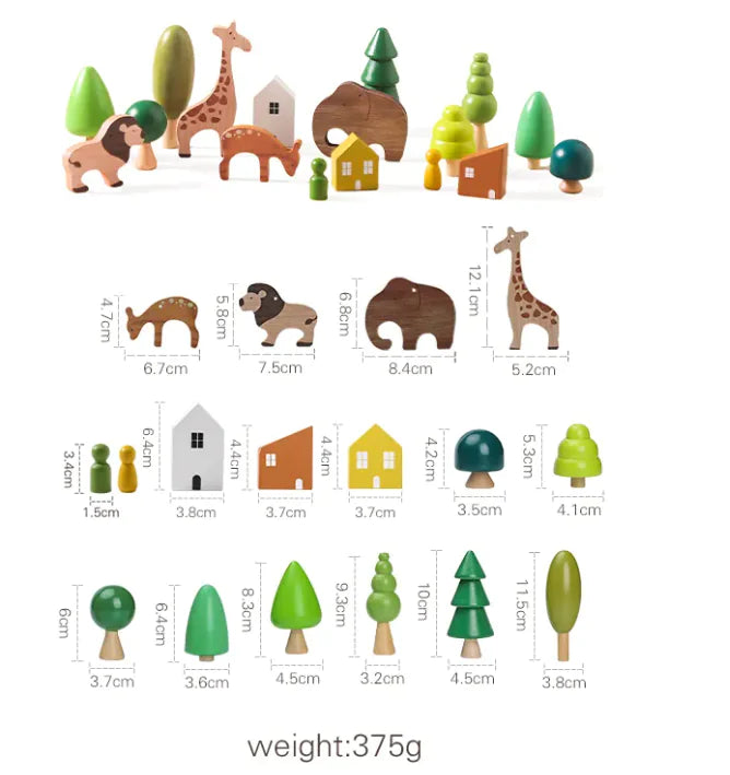 Children's Early Education Wooden Cognitive Toys