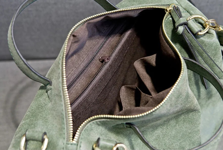 Suede Motorcycle Tote Bag, laptop/tablet unisex