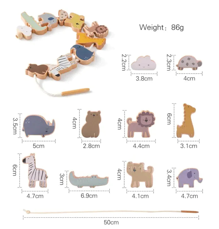 Children's Early Education Wooden Cognitive Toys