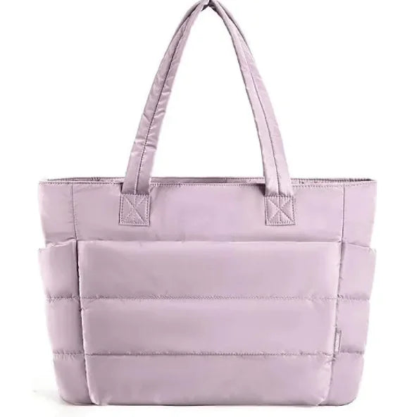 Lightweight Puffy Travel Tote Bag, Handbag case for laptop, tab, ipad