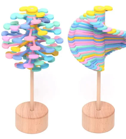 Rotating Wooden Mosaic