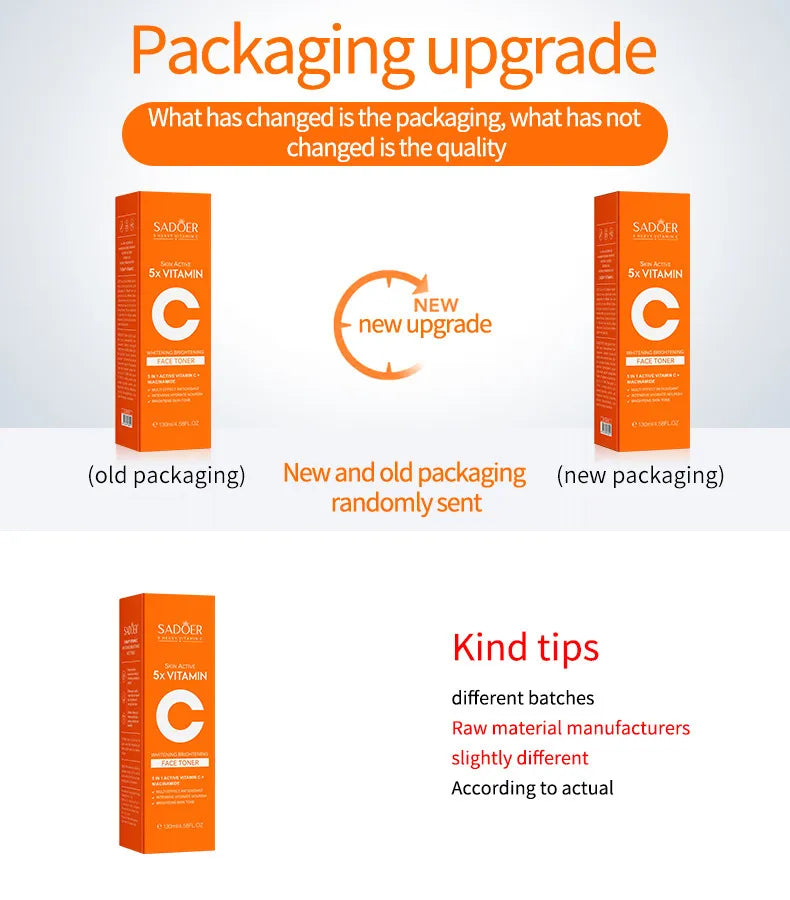 SADOER Vitamin C  Whitening Brightening Skincare Gift
