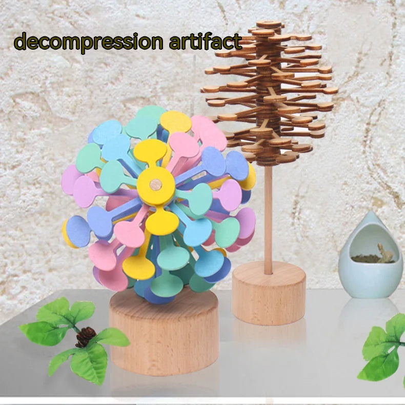 Rotating Wooden Mosaic